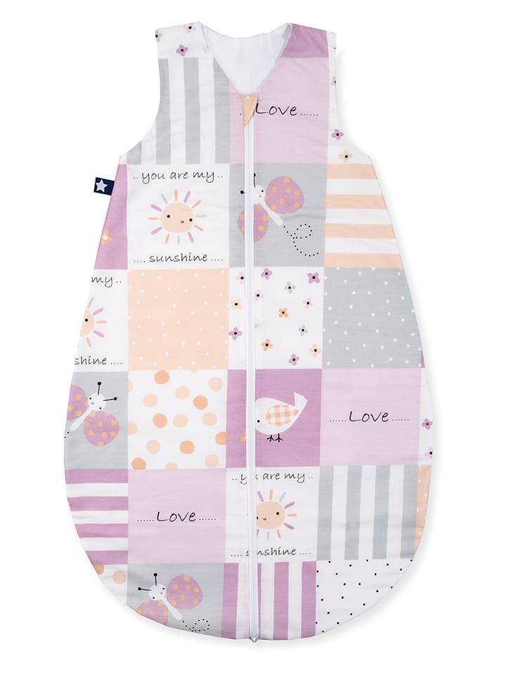 Julius Zöllner Letni śpiworek "Patch" w kolorze fioletowym - TOG 0,5 rozmiar: 110 cm