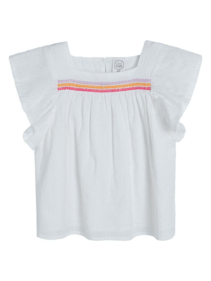 COOL CLUB Bluzka w kolorze białym rozmiar: 134