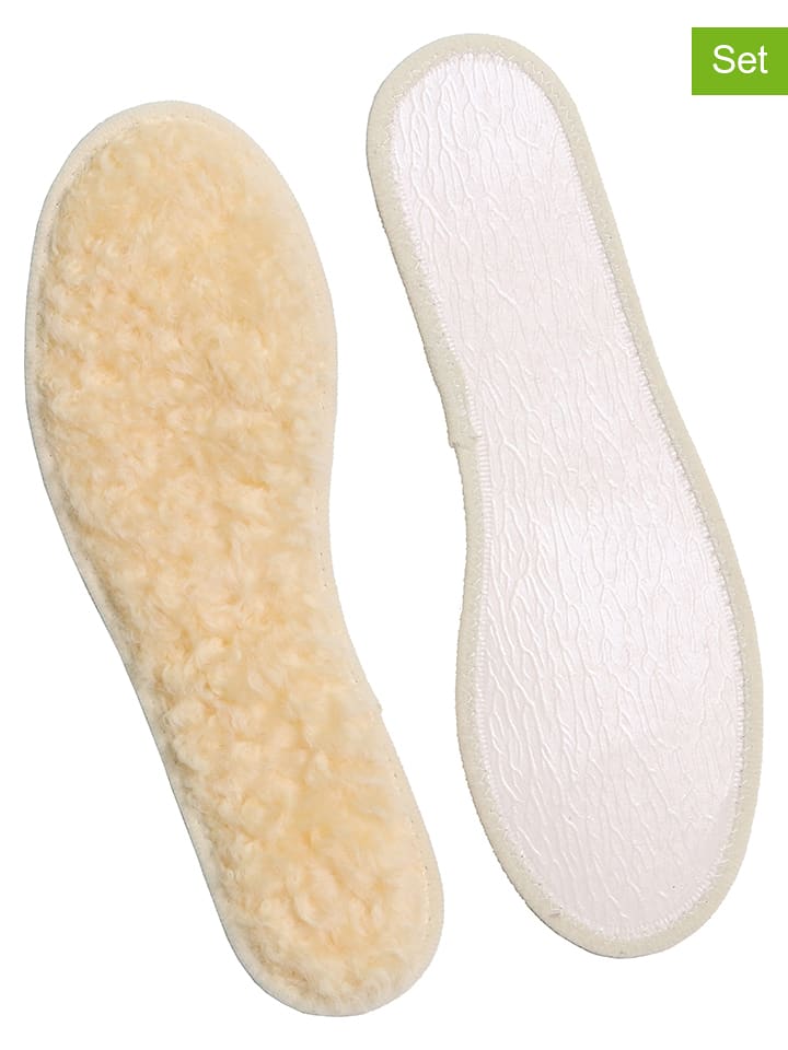 Kaiser Naturfellprodukte Wełniane wkładki (2 szt.) w kolorze beżowym do butów rozmiar: 39