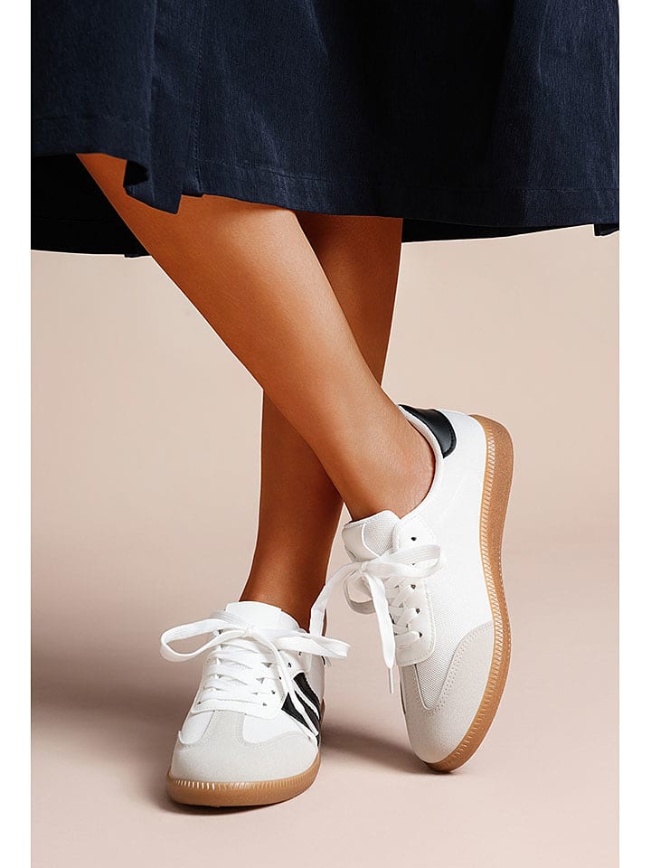 Foreverfolie Sneakersy w kolorze szaro-czarnym rozmiar: 38