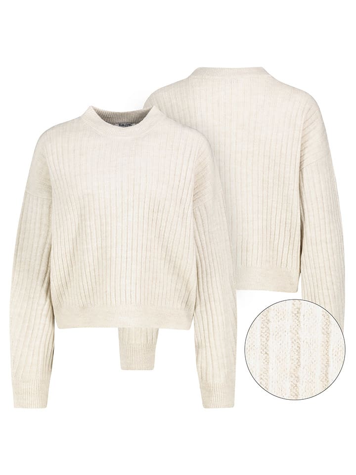 Sublevel Sweter w kolorze kremowym rozmiar: XL