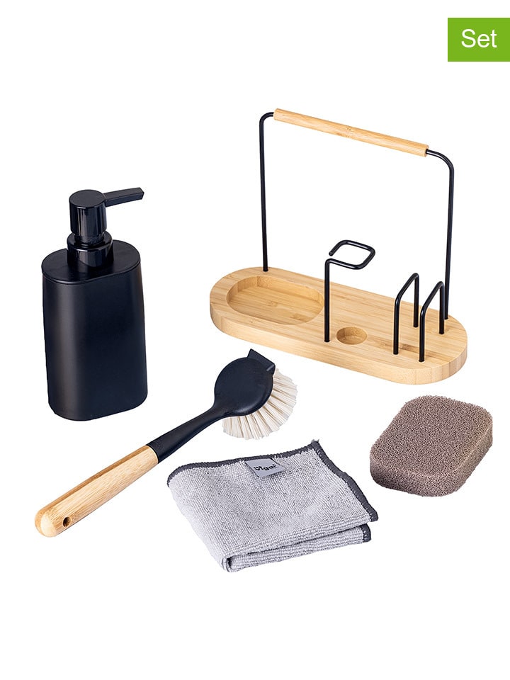 Vigar 5-częściowy organizer "Vintage" w kolorze czarnym rozmiar: onesize