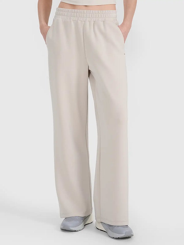 4F Spodnie dresowe w kolorze szarobrązowym rozmiar: M