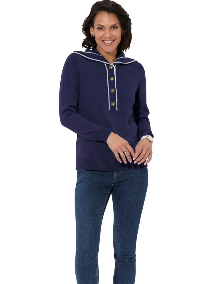 WITT WEIDEN Sweter w kolorze granatowym rozmiar: 46