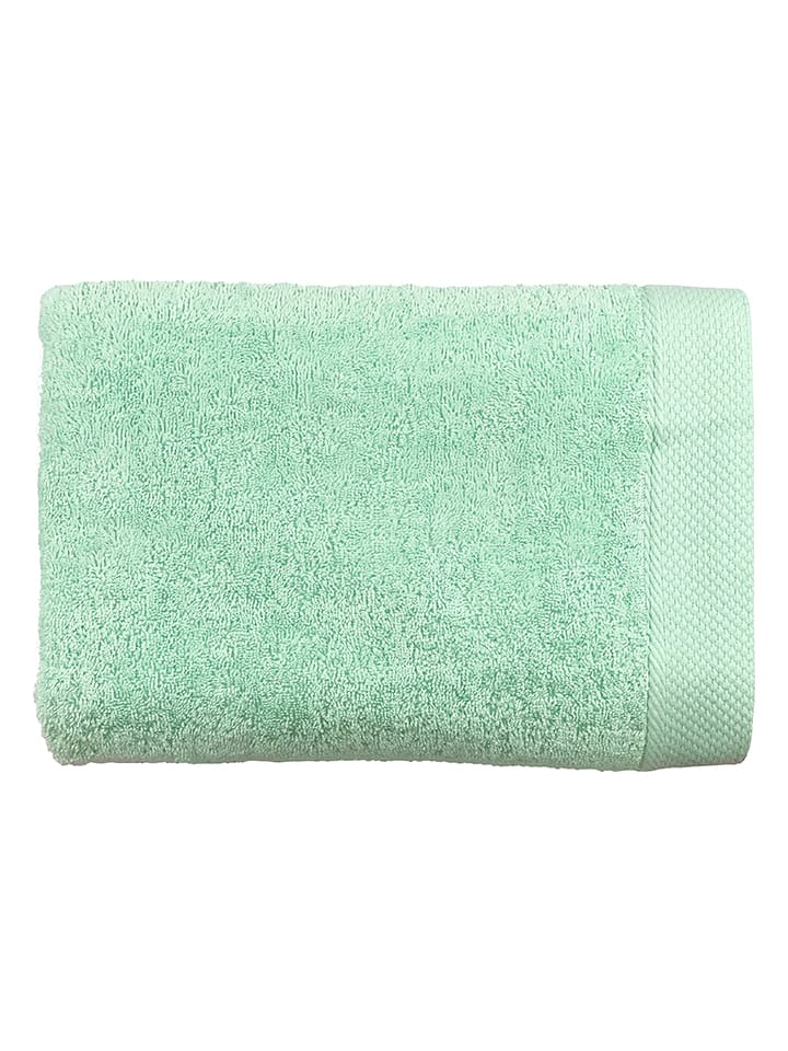 Soft by Perle de Coton Ręcznik "Epo" w kolorze turkusowym do rąk rozmiar: 70x140 cm