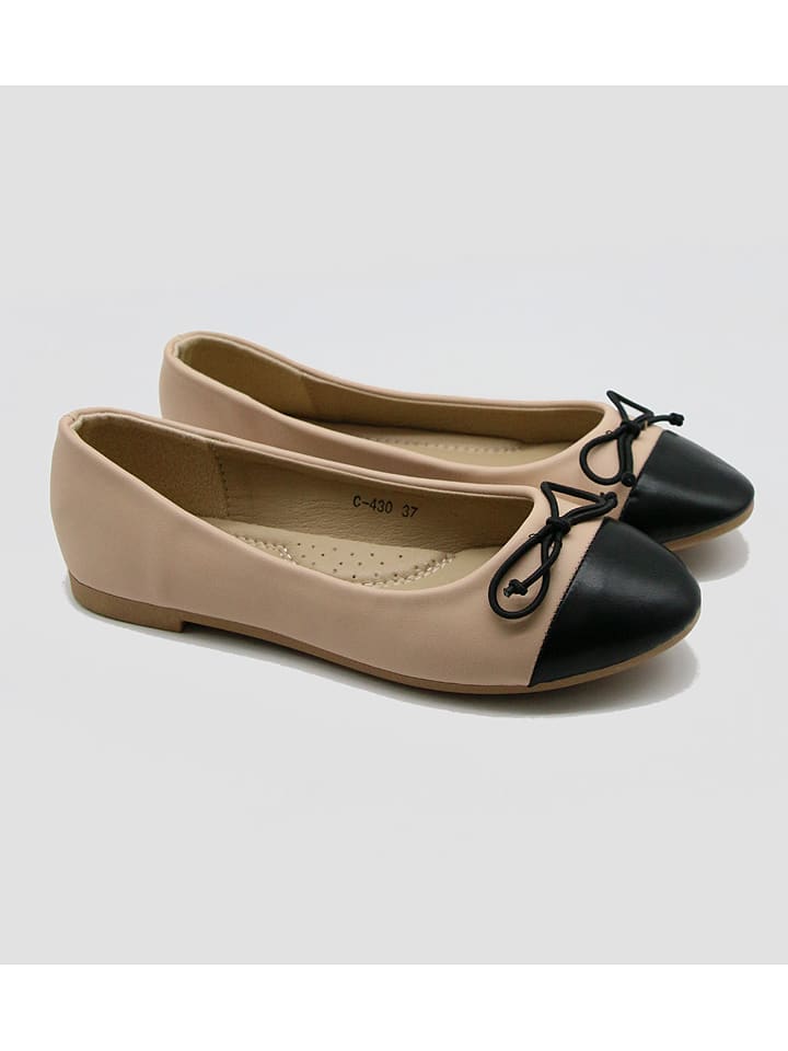 Bellucci Baleriny w kolorze beżowym rozmiar: 37