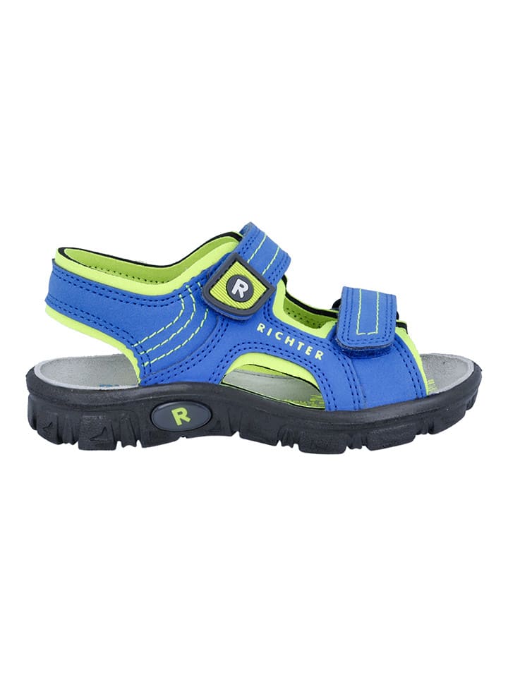 Richter Shoes Sandały "Adventure" w kolorze niebiesko-zielonym rozmiar: 27