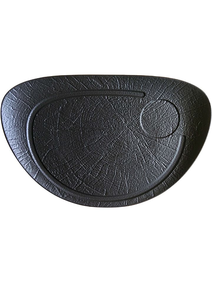 Tognana Talerz "Vulcania" w kolorze czarnym do steków - Ø 25 cm rozmiar: onesize