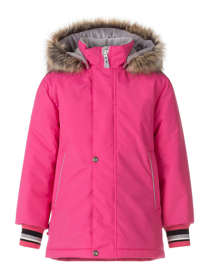 LENNE Kurtka zimowa "Buddy" w kolorze różowym rozmiar: 134