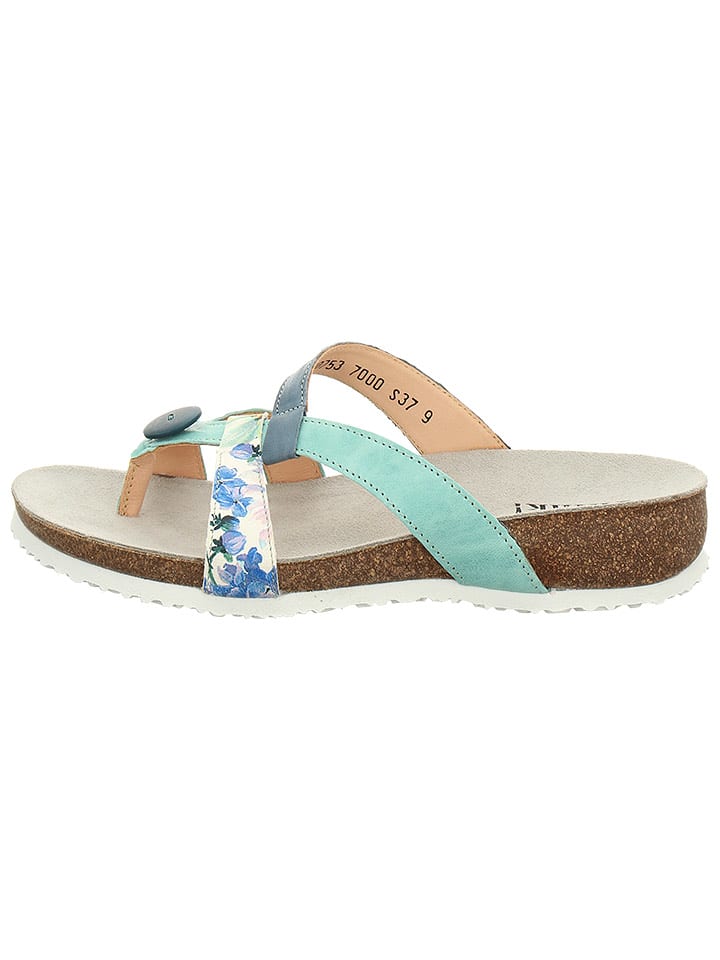 Think! Skórzane klapki ze wzorem rozmiar: 43