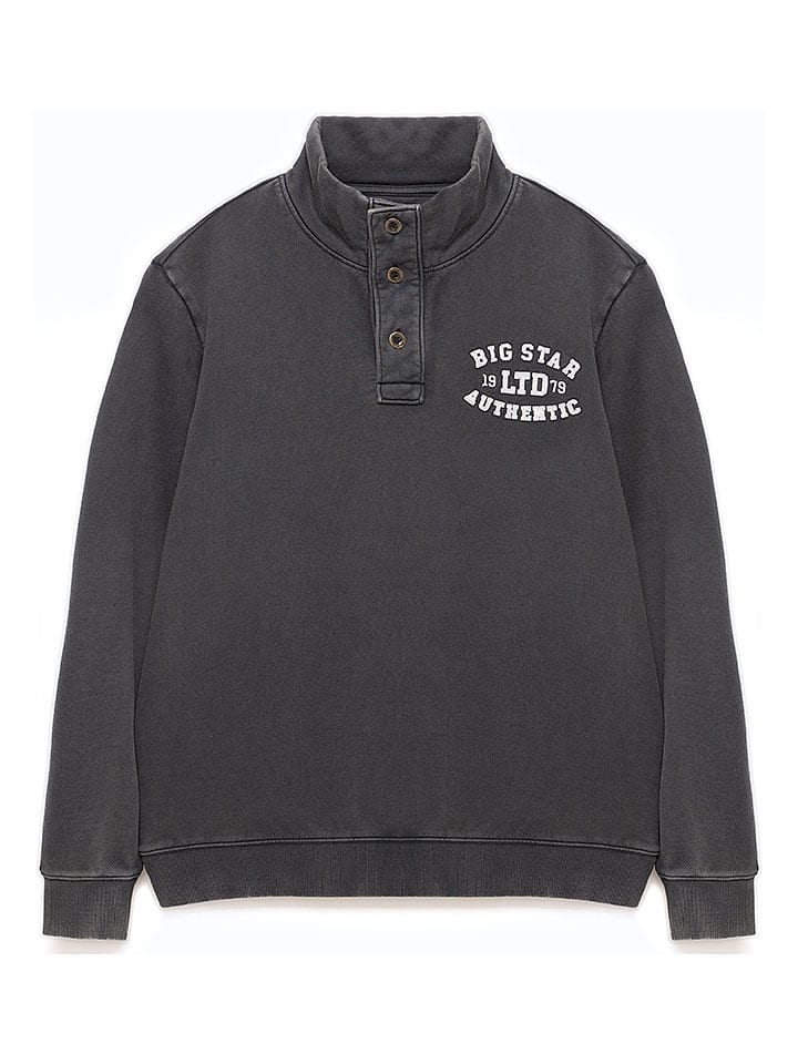 BIG STAR Bluza "Julian" w kolorze antracytowym rozmiar: M