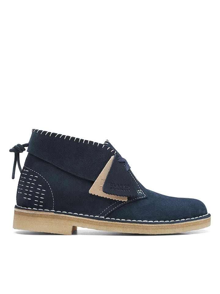 Clarks Skórzane trzewiki w kolorze granatowym rozmiar: 41