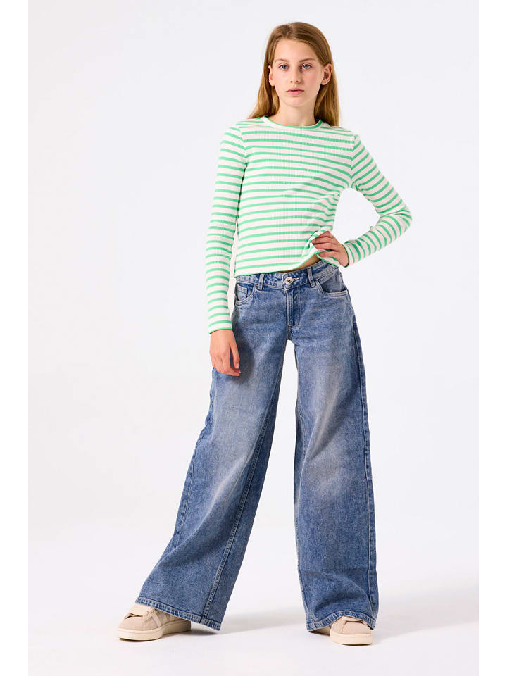 Garcia Dżinsy - Wide leg - w kolorze niebieskim rozmiar: 152