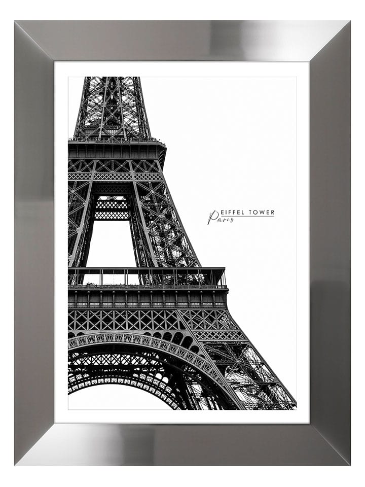 Ars Longa Druk artystyczny "Eiffel Tower In Paris" w ramce - 70 x 50 cm rozmiar: onesize