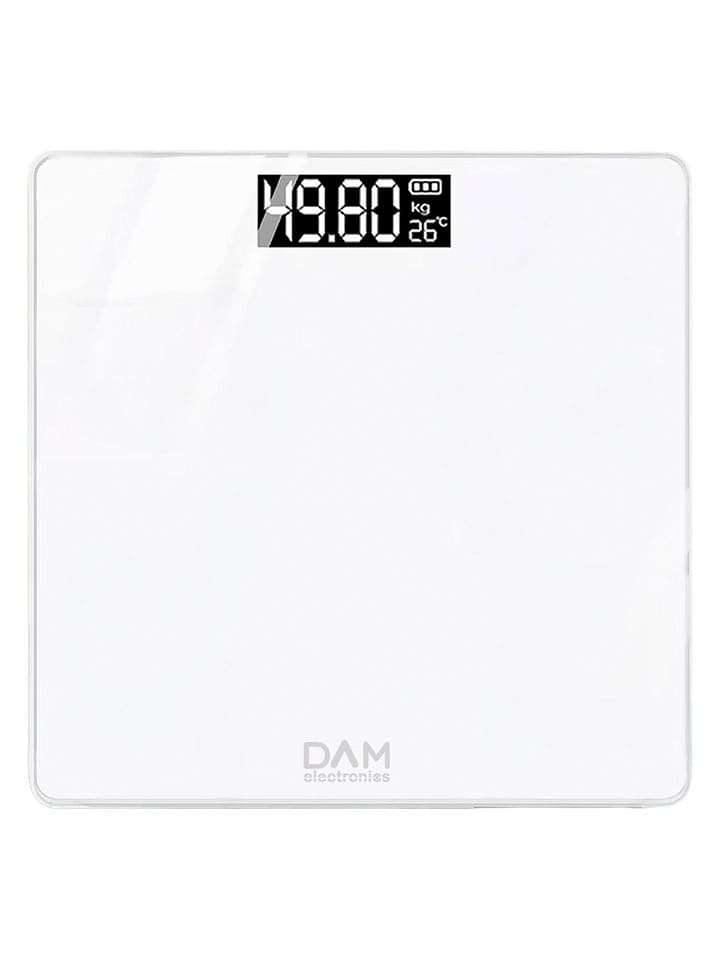 DAM Waga osobowa w kolorze białym rozmiar: onesize