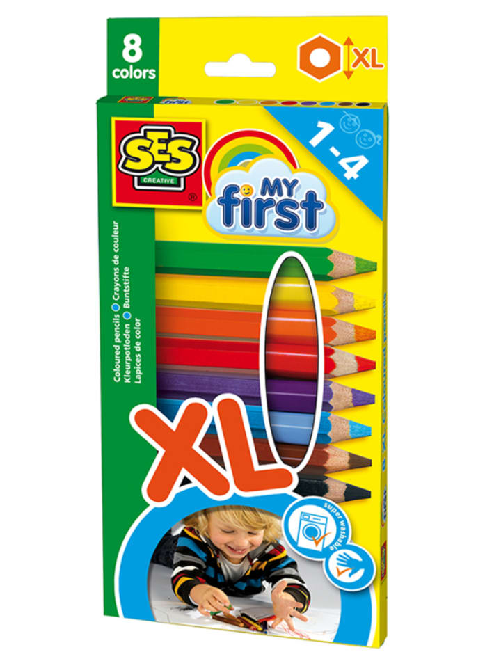 SES Kredki XL "MyFirst" - 12 m+ rozmiar: onesize