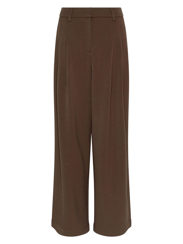 MOSS COPENHAGEN Spodnie "Henrika" w kolorze brązowym rozmiar: L