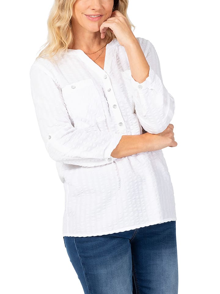 Timezone Bluzka w kolorze białym rozmiar: XL