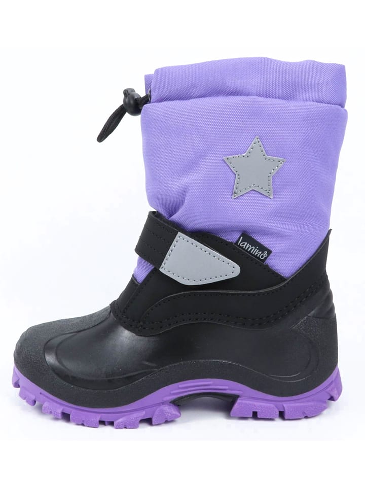 lamino Botki zimowe w kolorze fioletowym rozmiar: 30