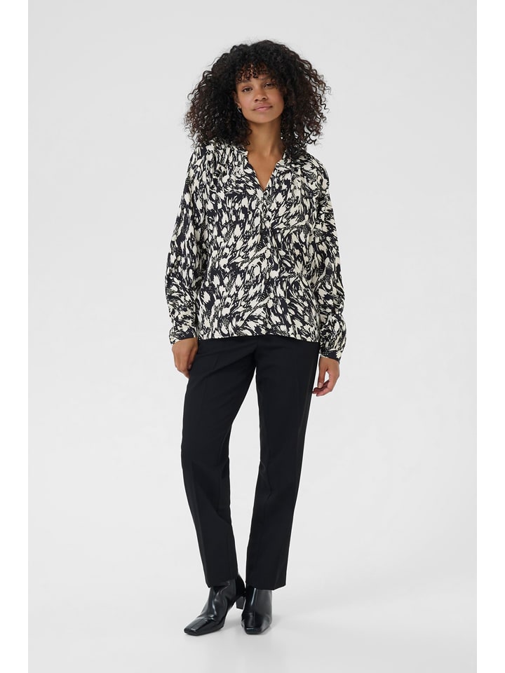 Kaffe Bluzka w kolorze czarno-białym rozmiar: 40