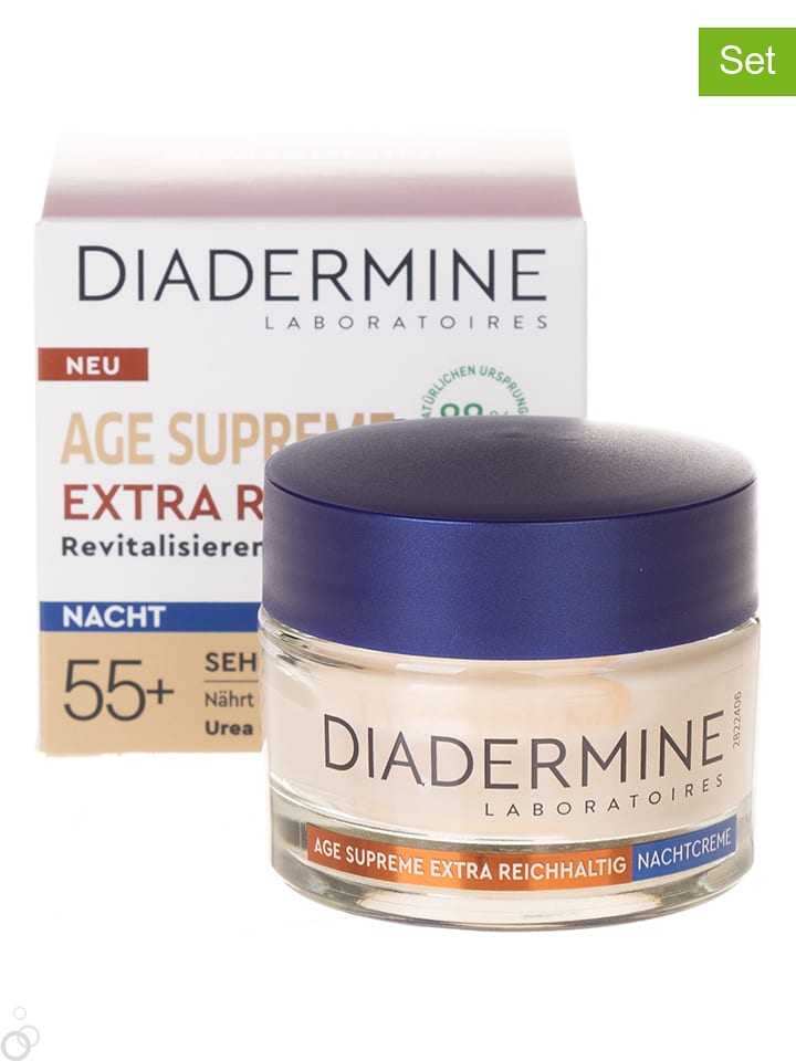 DIADERMINE Kremy na noc (3 szt.) "Age Supreme" - po 50 ml rozmiar: onesize