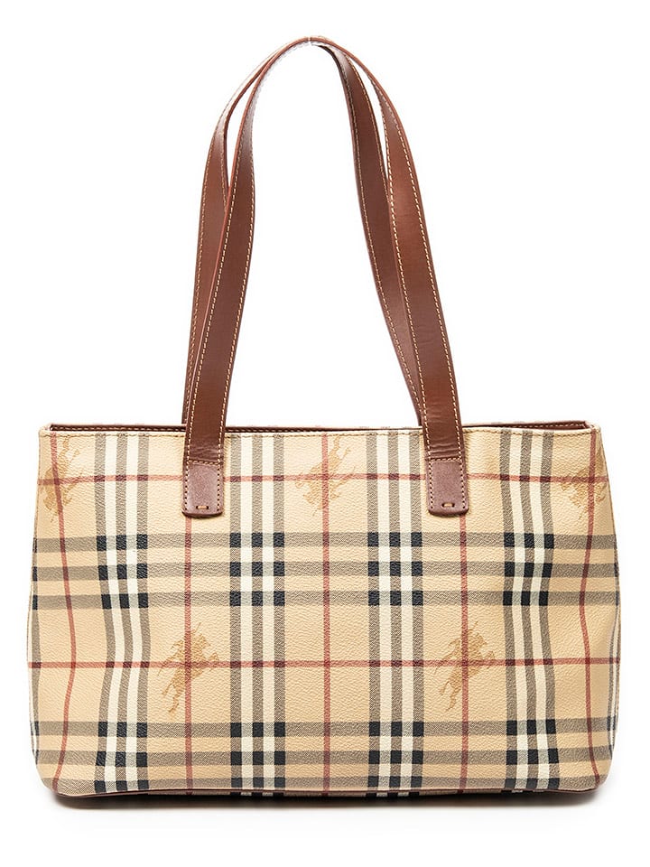 Burberry Torebka w kolorze beżowo-jasnobrązowym - 35 x 21 x 13 cm rozmiar: onesize