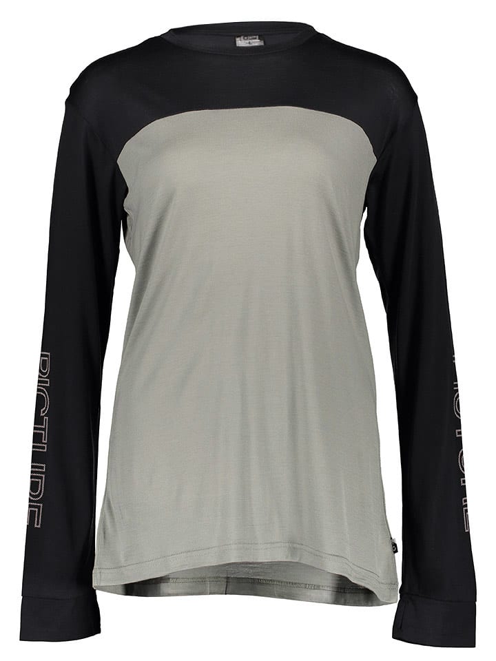 PICTURE Koszulka funkcyjna "Malyn" w kolorze czarno-szarym rozmiar: S