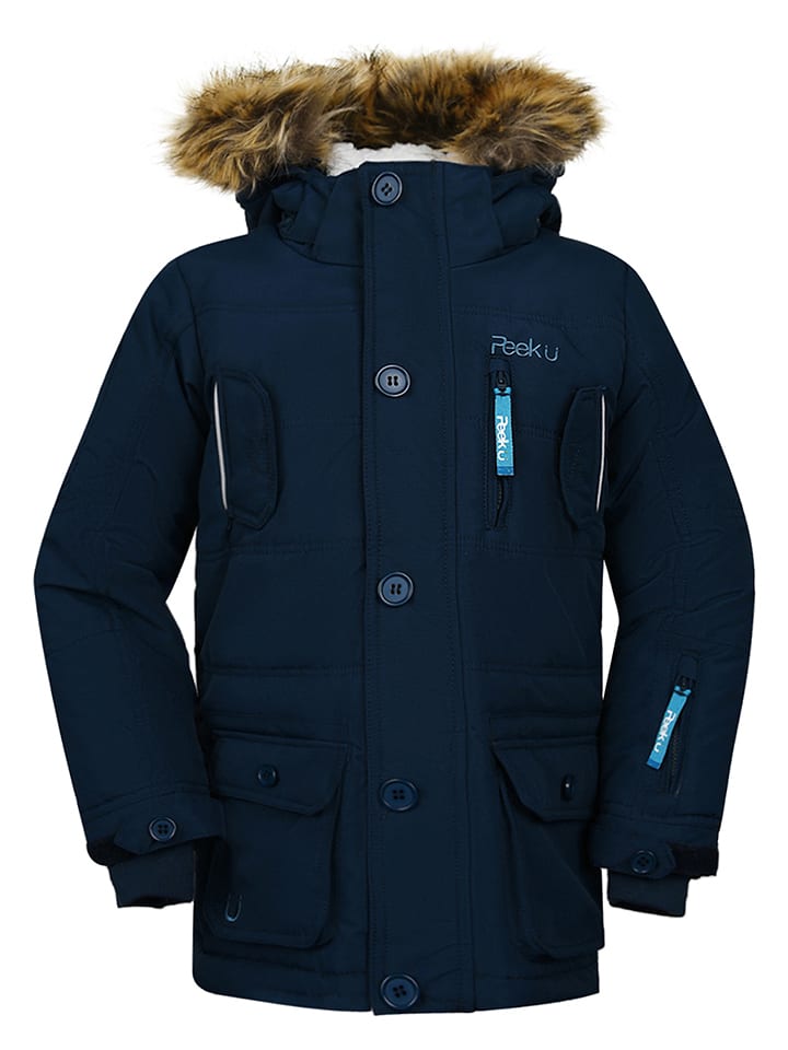 Peek U Kurtka zimowa "West" w kolorze granatowym rozmiar: 140