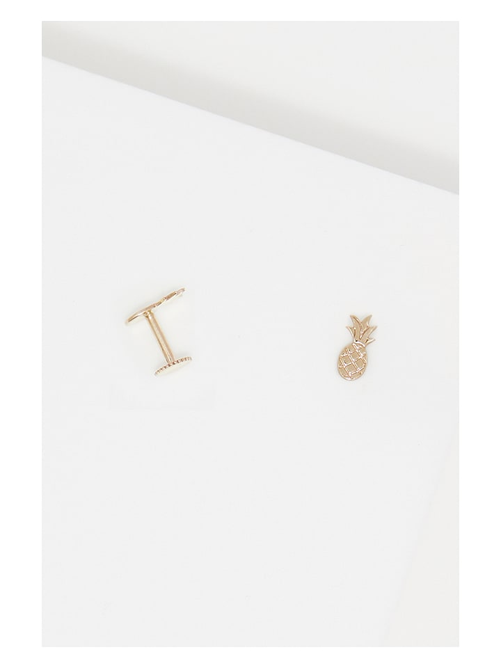 OR ÉCLAT Złoty piercing "Ananas" rozmiar: onesize