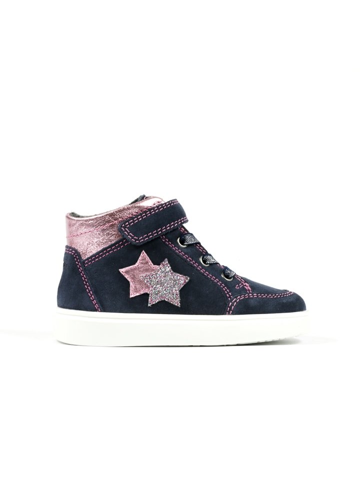 Richter Shoes Skórzane sneakersy w kolorze granatowym rozmiar: 32