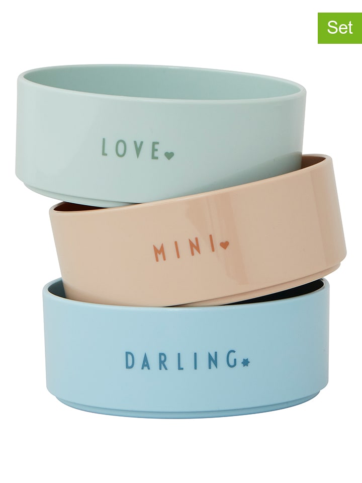 Design Letters Miski (3 szt.) "Mini Favourite" w różnych kolorach rozmiar: onesize
