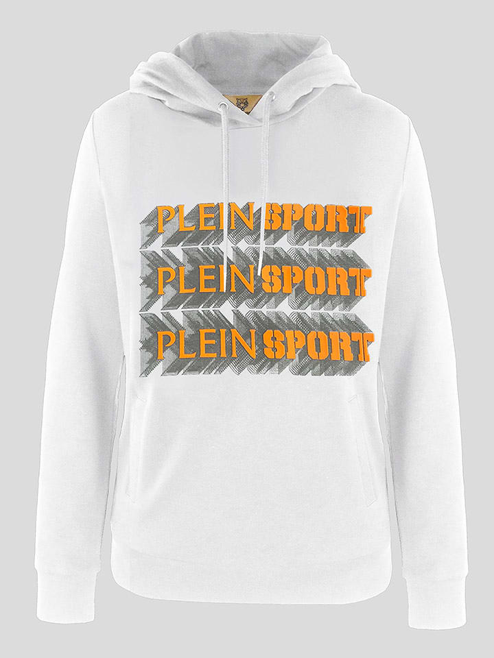 Plein Sport Bluza w kolorze białym rozmiar: S