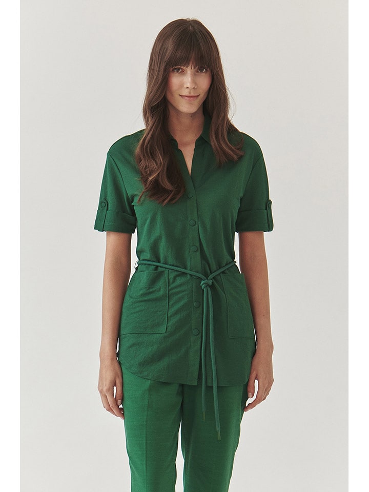 TATUUM Bluzka w kolorze ciemnozielonym rozmiar: XXL