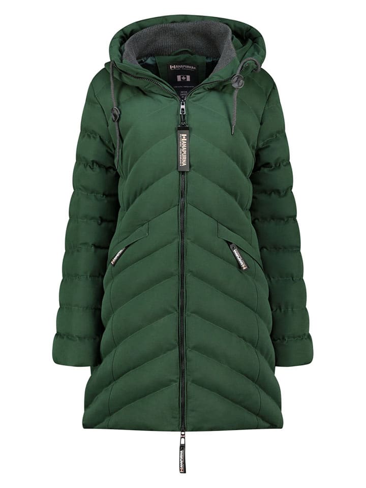 ANAPURNA Parka "Clarisana" w kolorze zielonym rozmiar: XL