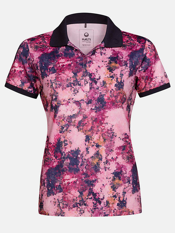 Halti Funkcyjna koszulka polo "Swingi" w kolorze różowym rozmiar: 36