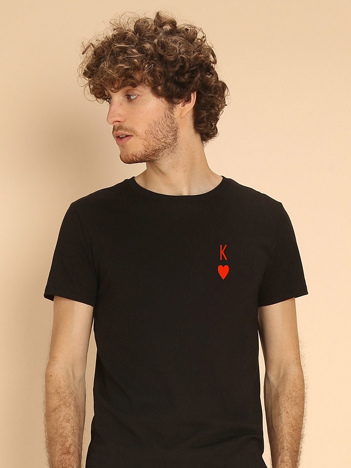 WOOOP Koszulka "King" w kolorze czarnym rozmiar: M