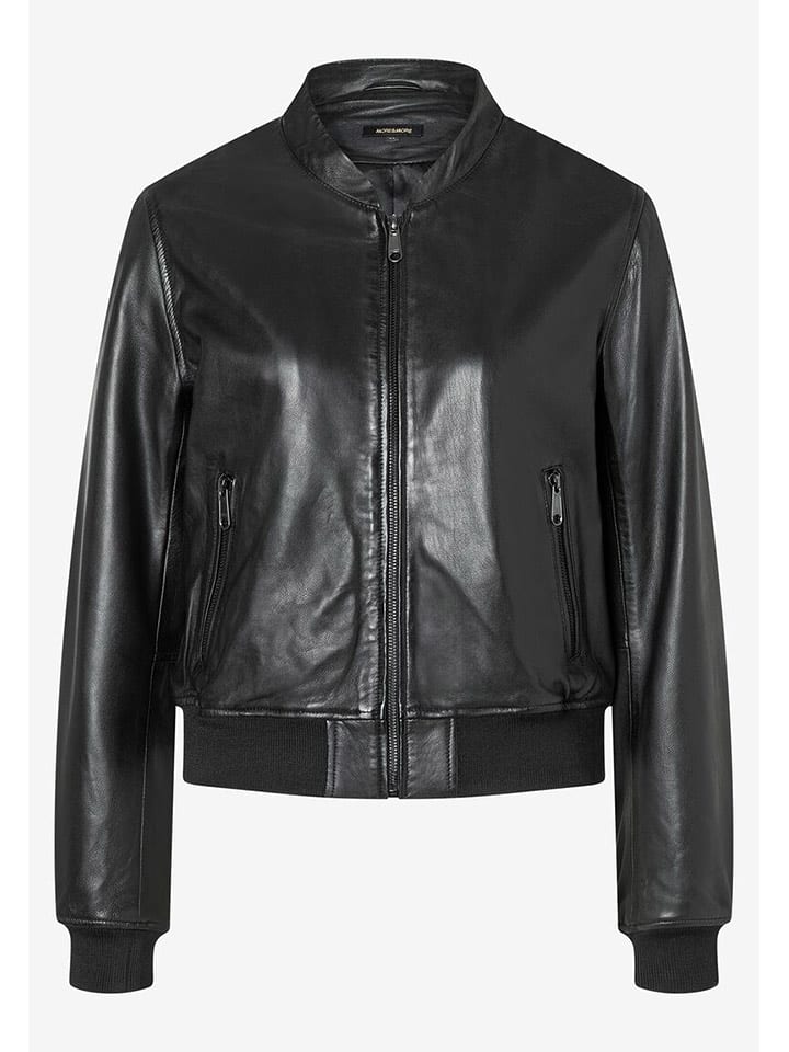 More & More Skórzana kurtka w kolorze czarnym rozmiar: 32
