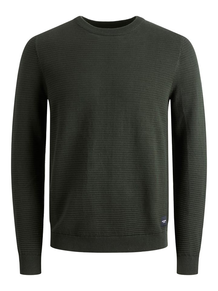 Jack & Jones Sweter "Emil" w kolorze ciemnoszarym rozmiar: L
