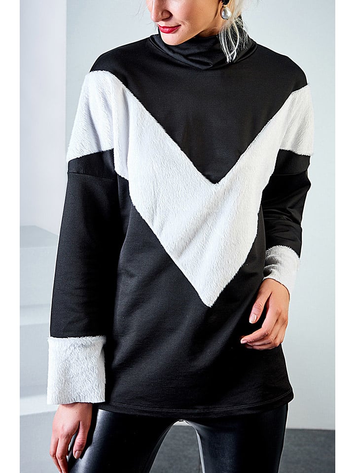 LA Angels Bluza w kolorze czarno-kremowym rozmiar: M