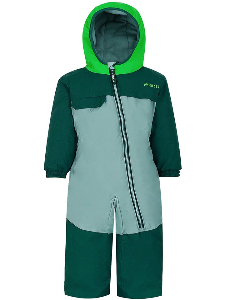 Peek U Kombinezon zimowy "Heath" w kolorze zielono-szarym rozmiar: 92
