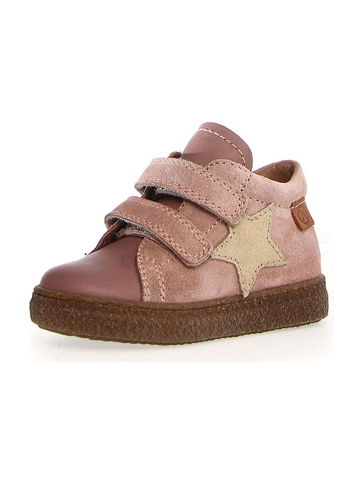 Naturino Skórzane sneakersy "Albus" w kolorze jasnoróżowym rozmiar: 31