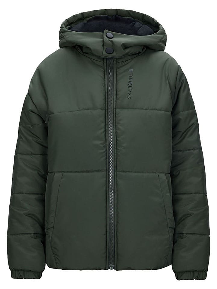 Retour Kurtka pikowana "George" w kolorze zielonym rozmiar: 158/164