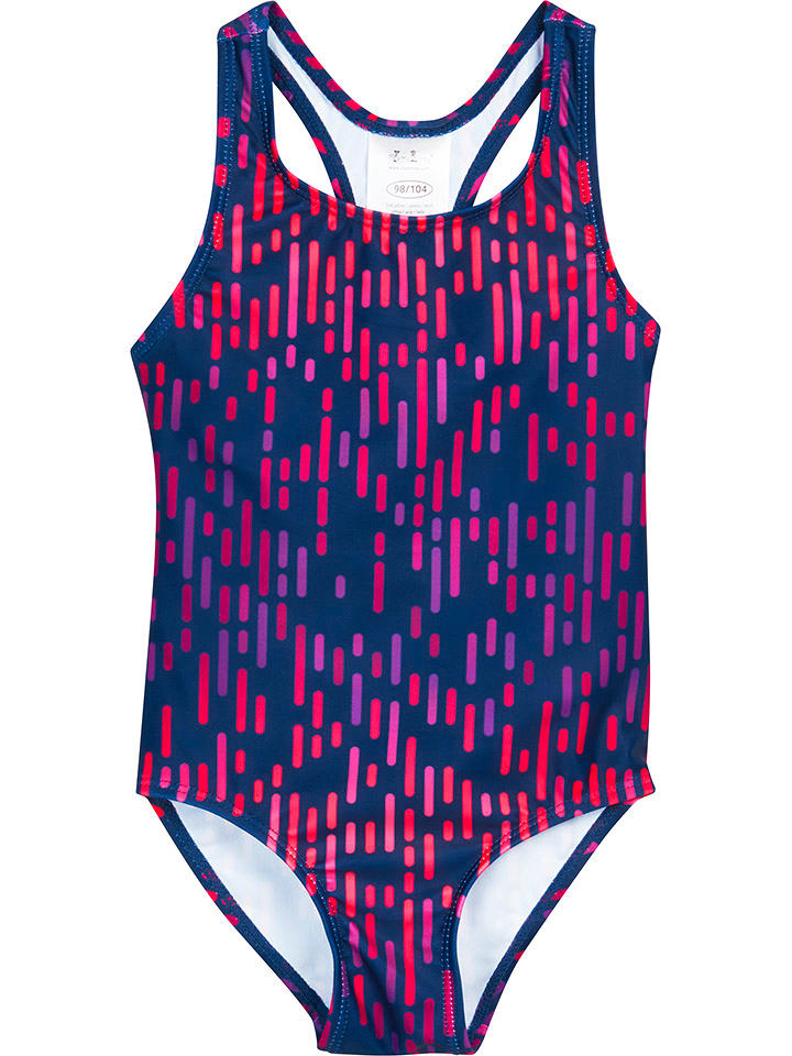 Playshoes Strój kąpielowy w kolorze granatowo-różowym rozmiar: 110/116