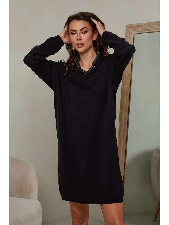 Joséfine Sukienka "Ibrany" w kolorze czarnym rozmiar: M