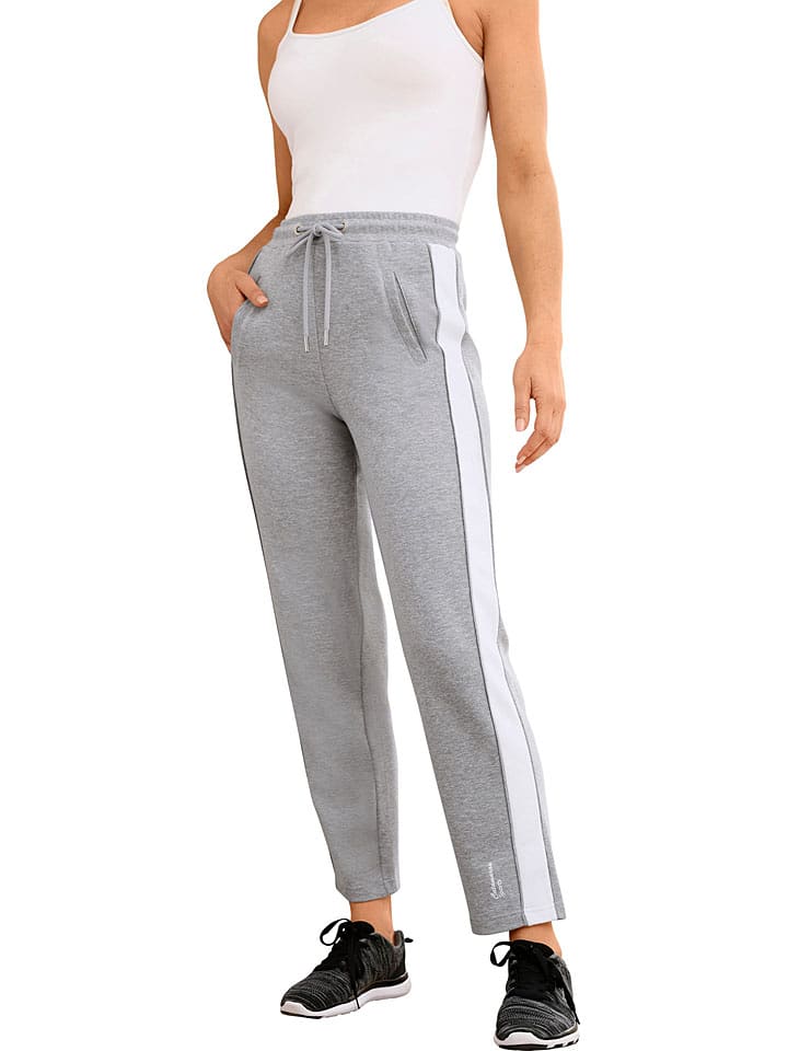 WITT WEIDEN Spodnie dresowe w kolorze szarym rozmiar: W40/L42