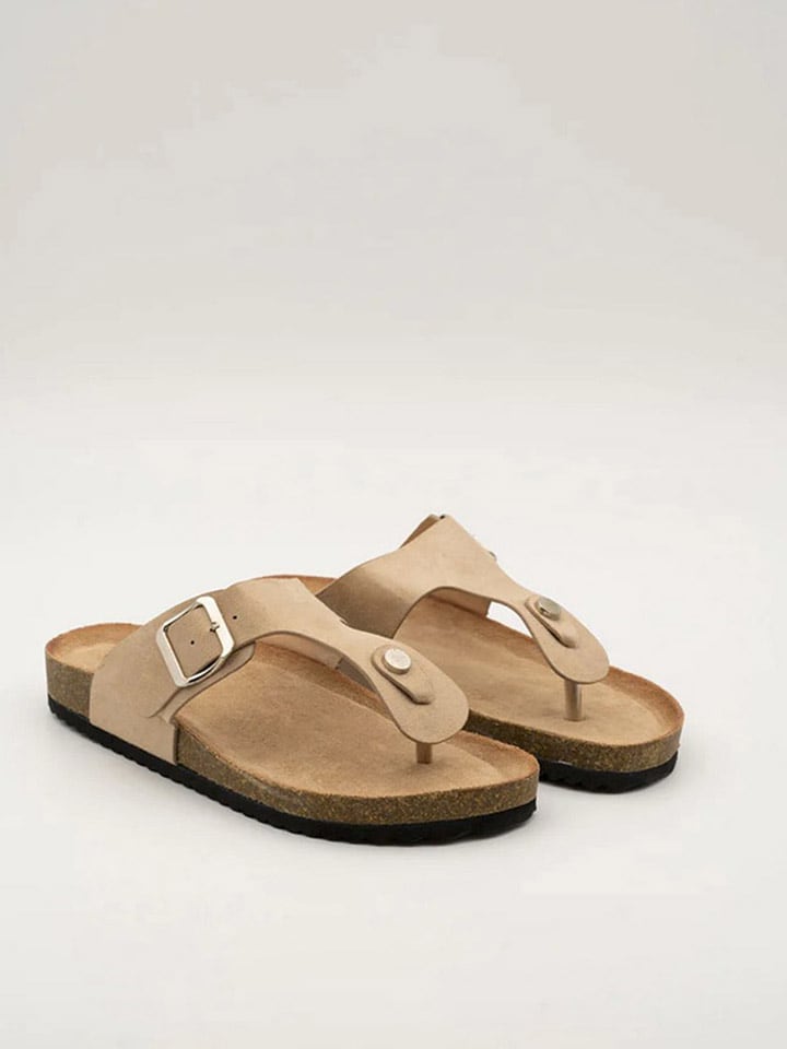 Bellucci Japonki w kolorze beżowym rozmiar: 38