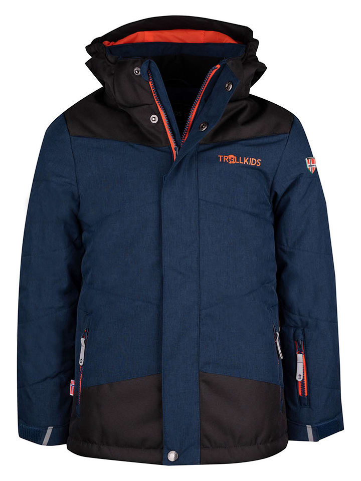 Trollkids Kurtka narciarska "Norefjell" w kolorze granatowym rozmiar: 152