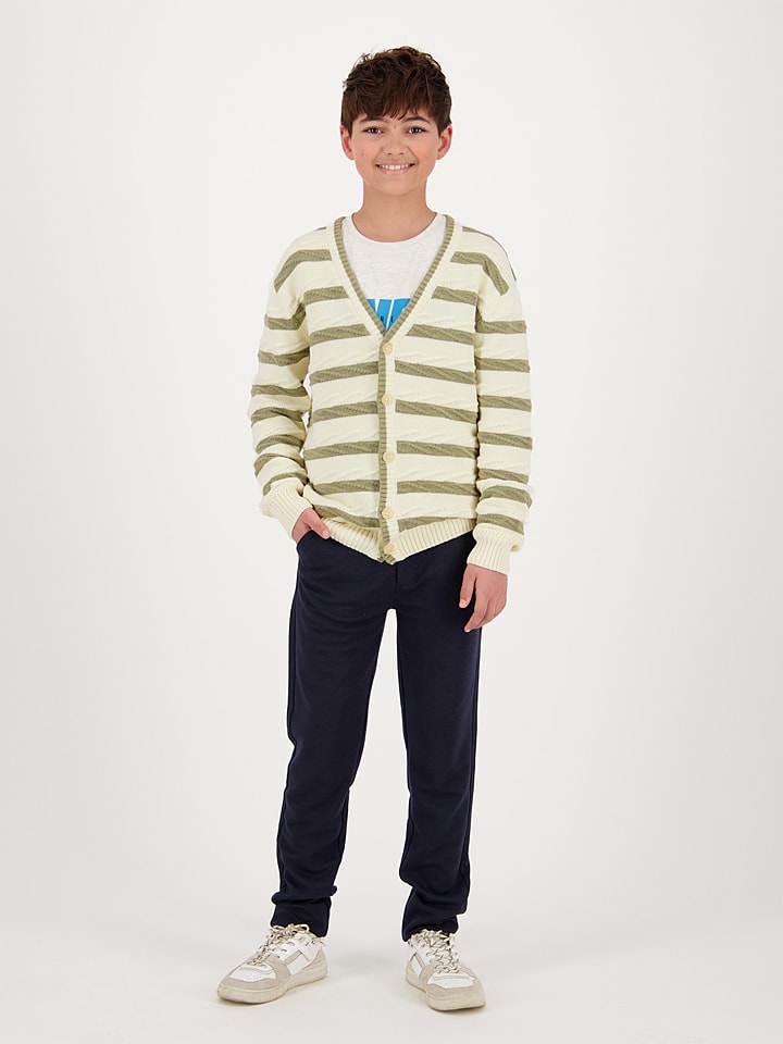 Vingino Kardigan w kolorze oliwkowo-kremowym rozmiar: 152