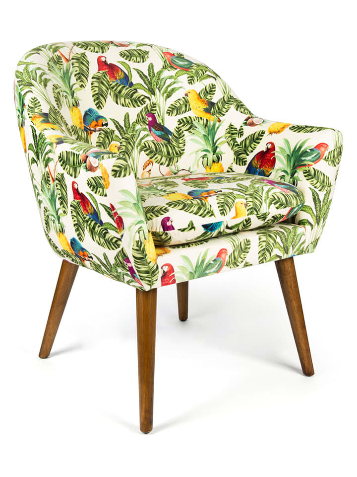 EXCELSA Fotel "Havana" ze wzorem - 70,5 x 83 x 65 cm rozmiar: onesize