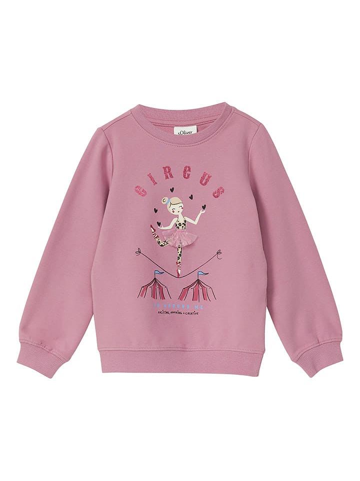 s.Oliver Bluza w kolorze fioletowym rozmiar: 116/122